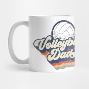 Retro Volleyball Dad Father's Day Mug